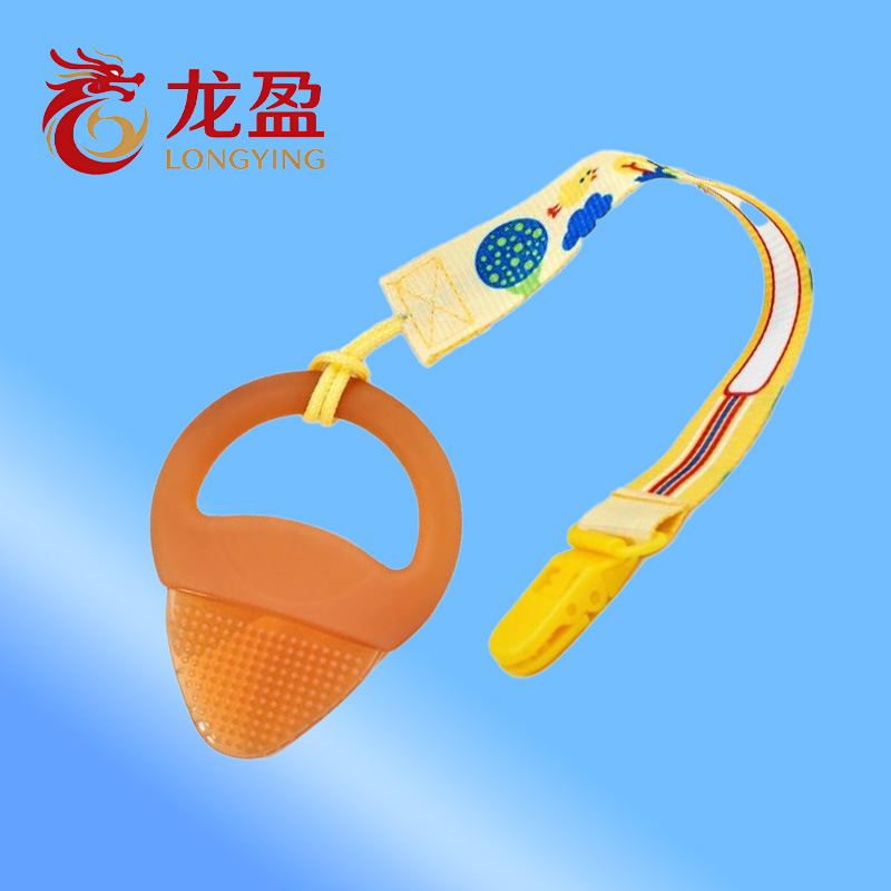 新款矽膠嬰兒磨牙棒 可水煮防吃手玩具