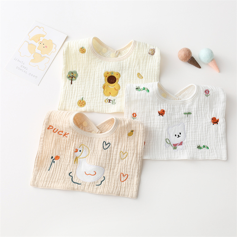 歲純棉圍嘴 新生兒口水巾