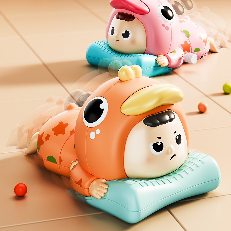 上鏈發條扭動爬娃 嬰幼兒解壓玩具