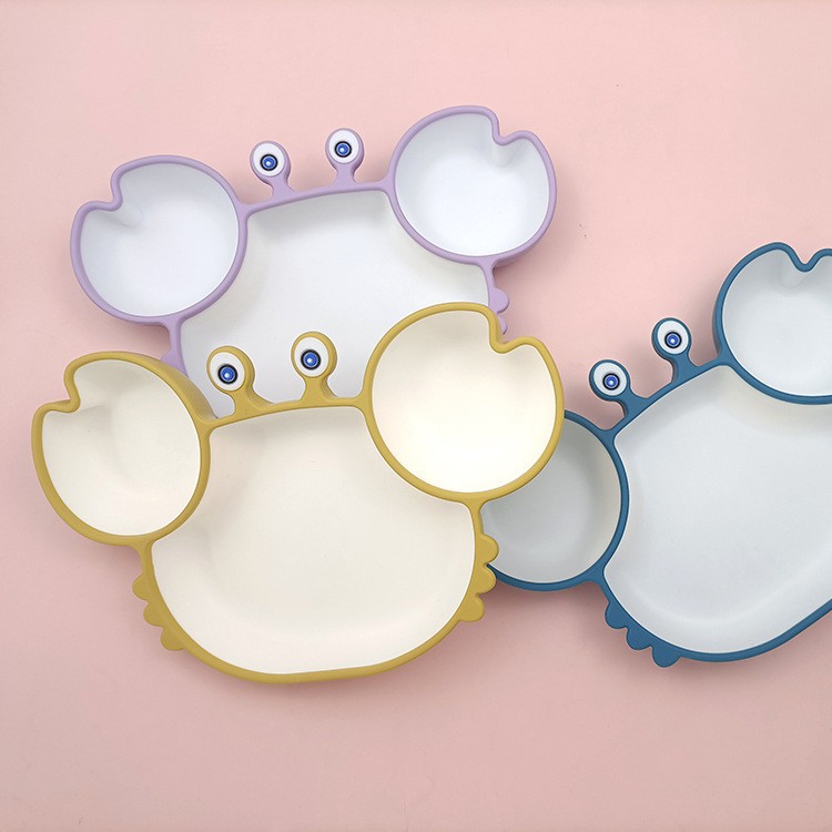 現貨可爱小螃蟹餐盤碗