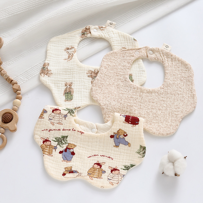 六層纱布口水巾