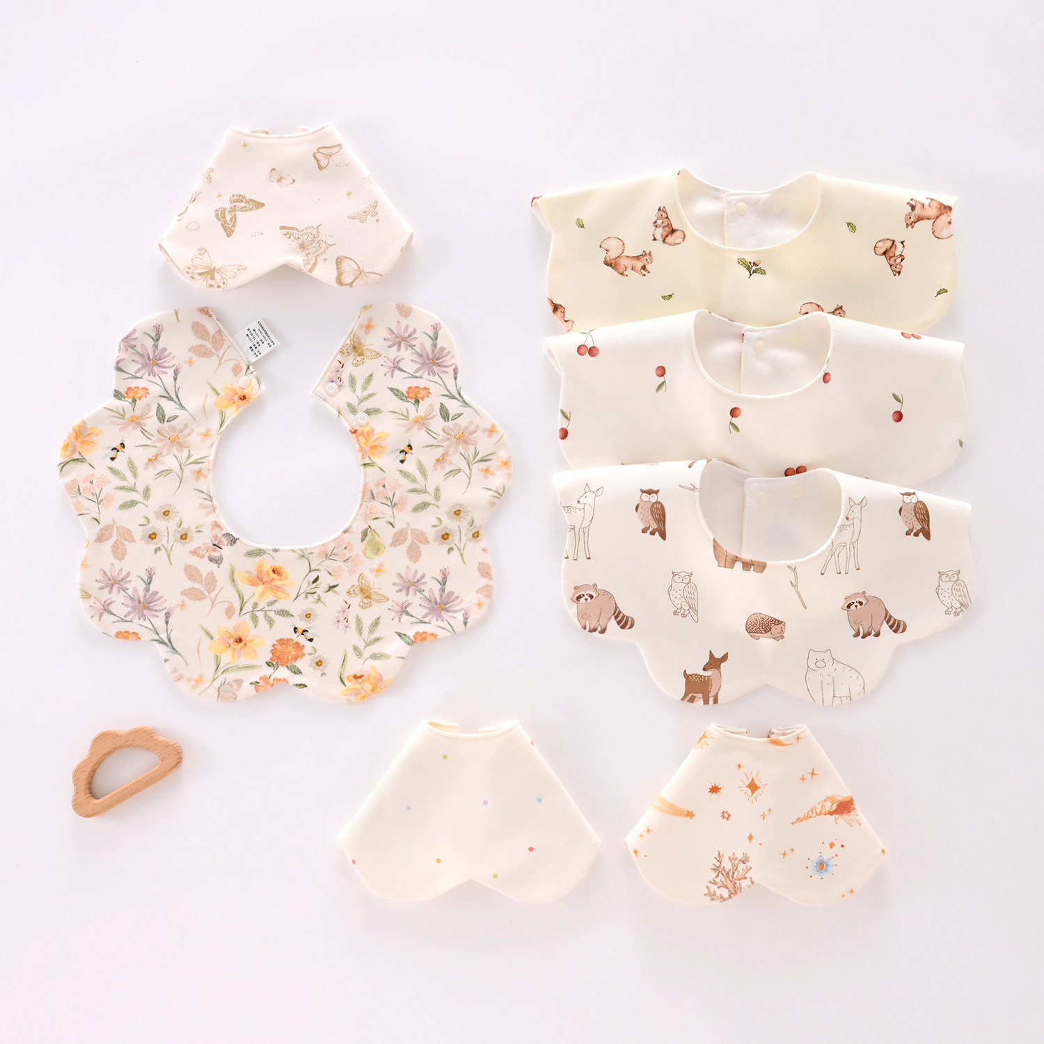 婴儿防水口水巾